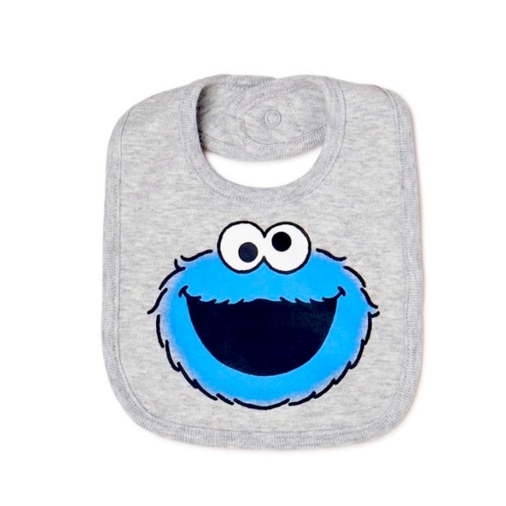 Sesame Street Cookie Monsters Bodysuits & Bibs - Picture 2 of 16